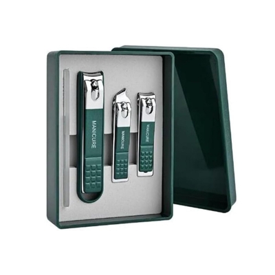 Picture of 4pcs/set Nail Clippers With Nail File Set Sharp Edge Fingernail And Toenail Clipper Cutter Nail File