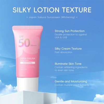 Picture of LAIKOU SPF50 Summer Japanese Sakura Sunscreen 50g