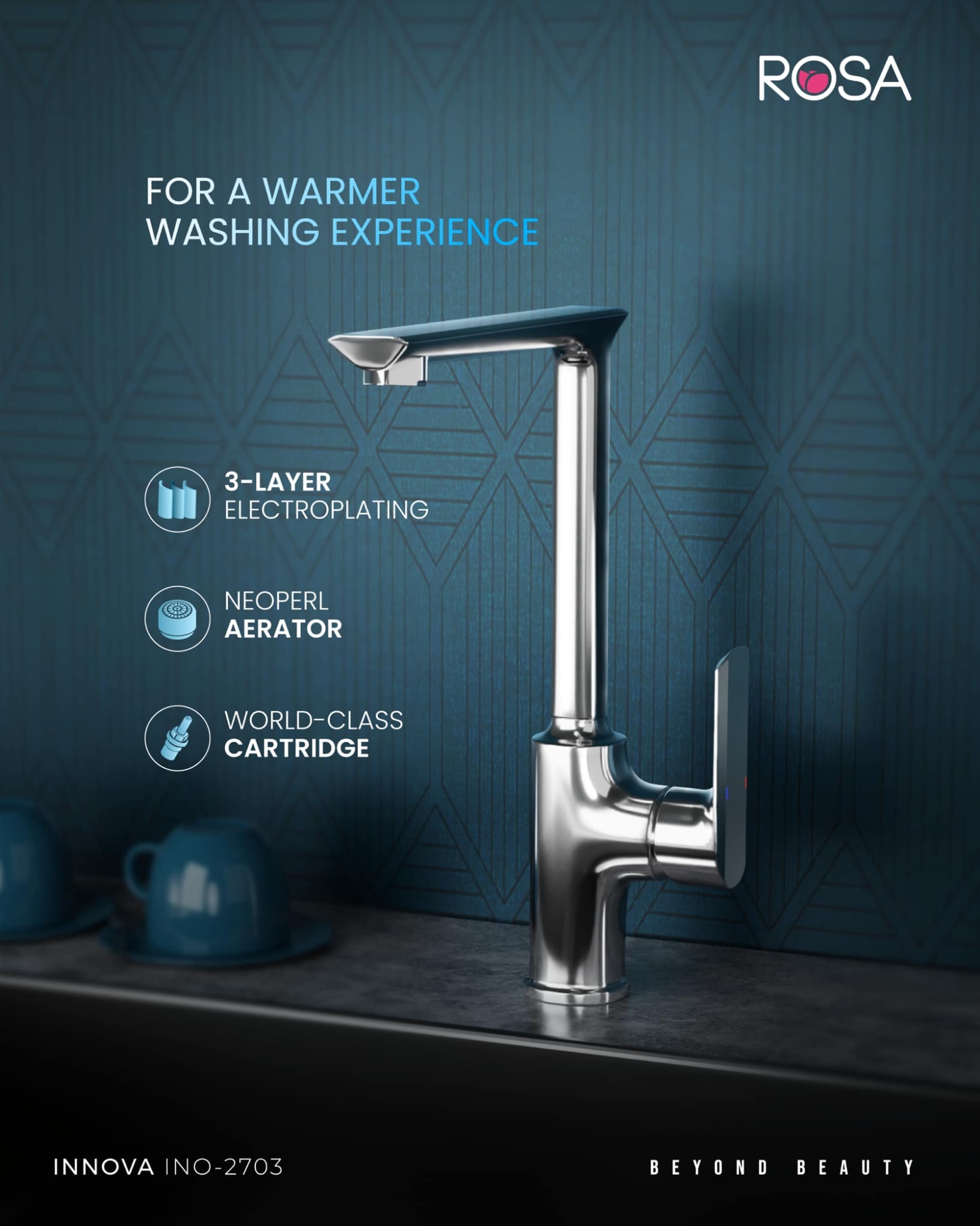Picture of ROSA Innova Single Lever Sink Mixer INO-2703