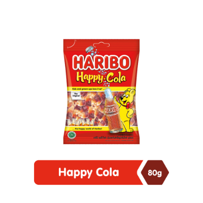 Picture of Haribo Happy Cola Gummy Candy 80gm