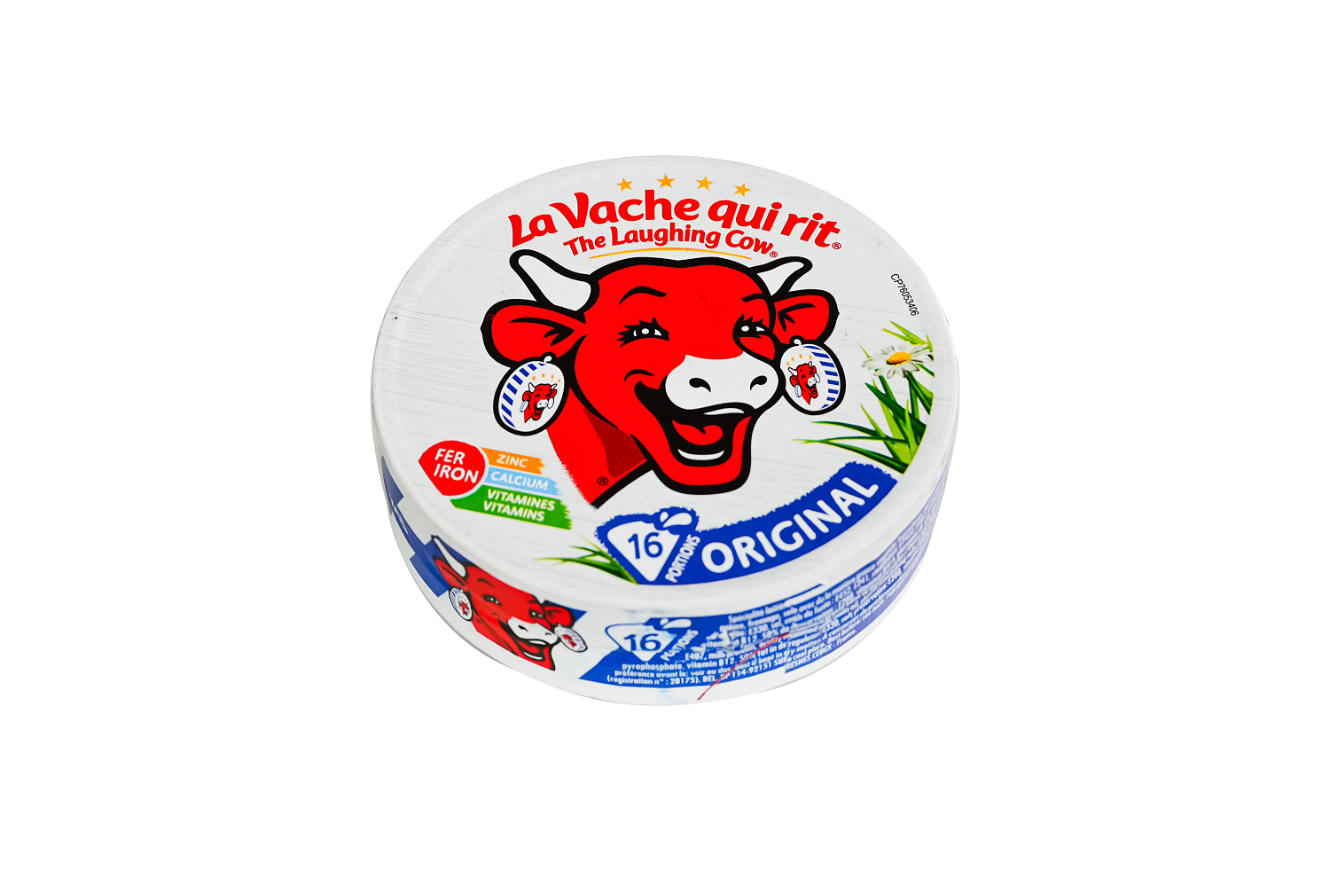 Picture of La Vache Qui Rit (The Laughing Cow) Spreadable Cheese 16 Portions 224G