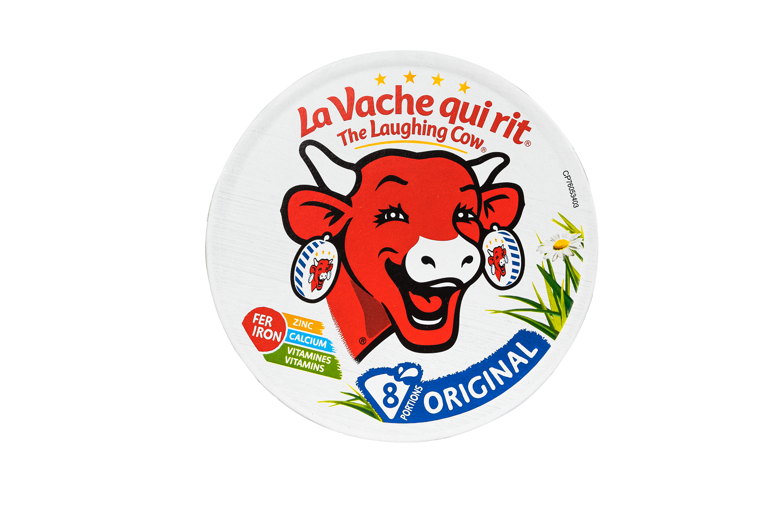 Picture of La Vache Qui Rit (The Laughing Cow) Spreadable Cheese 8 Portions 112G
