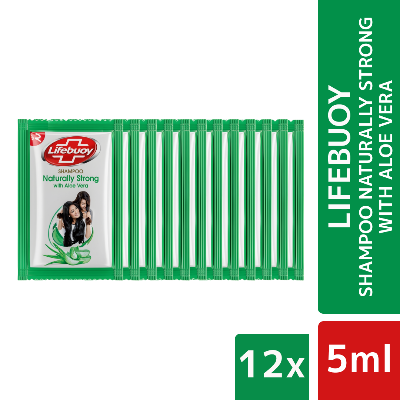 Picture of Lifebuoy Shampoo Natural Strong with Aloe Vera 5ml (Bundle Of 12)