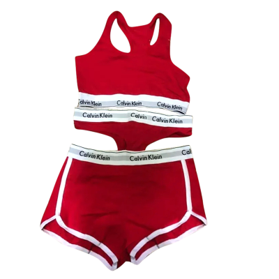 Picture of Women's Modern Cotton Thong, Short Panty and Tops 3 pcs Set