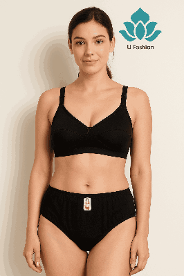 Picture of Soft Stylish Streachable Bra and panty set. ● 🌸 প্রতিদিনের জন্য সফট ও আরামদায়ক স্ট্রেচেবল ব্রা-প্যান্টি সেট! 🌸 আরাম, ফিটিং আর স্টাইল এখন একসাথেই!🌸