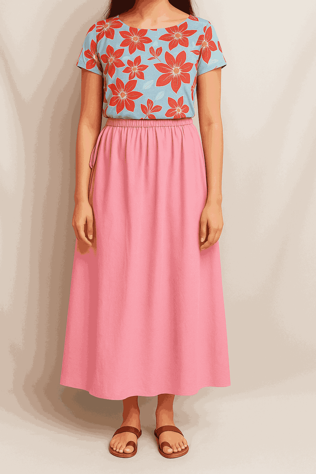 Picture of Cotton Skirt and Petticoat for Ladies.●  মেয়েদের স্কার্ট  💐বিভিন্ন ডিজাইন এবং রঙের স্কার্টগুলি আপনার দৈনন্দিন ফ্যাশনকে করে তুলবে আরও আকর্ষণীয়।