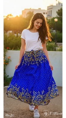 Picture of Girl's | Women's Classic Stretchy All Time Trendy Printed Pleated Skirt|Western Style |midi Skirts.উমাইশা ফ্যাশান নিয়ে এলো মেয়েদের জন্য এক্সক্লুসিভ কালেকশন ট্রেন্ডি, আরামদায়ক ও হাই-কোয়ালিটি স্কার্ট!