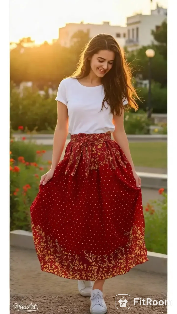 Picture of Girl's | Women's Classic Stretchy All Time Trendy Printed Pleated Skirt|Western Style |midi Skirts.উমাইশা ফ্যাশান নিয়ে এলো মেয়েদের জন্য এক্সক্লুসিভ কালেকশন ট্রেন্ডি, আরামদায়ক ও হাই-কোয়ালিটি স্কার্ট!