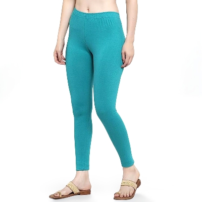 Picture of Women/Girl Leggings Fabrics Cotton Long Churidar Ties Pant Leggings jeggings