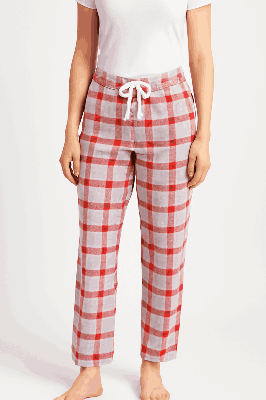 Picture of Women's Pajama Pants Casual Soft Cotton Pants - Female Striped Loose Sleepwear - Enhance Your Nighttime Comfort. ✨মেয়েদের রাতে পরে ঘুমানোর জন্য সুতি কাপড়ের  লুসফিট আরামদায়ক পাজামা .