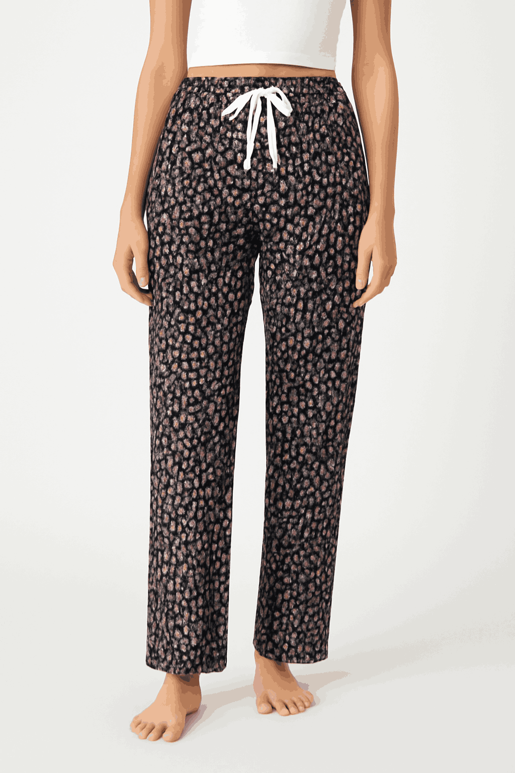 Picture of Women's Pajama Pants Casual Soft Cotton Pants - Female Striped Loose Sleepwear - Enhance Your Nighttime Comfort. ✨মেয়েদের রাতে পরে ঘুমানোর জন্য সুতি কাপড়ের  লুসফিট আরামদায়ক পাজামা .