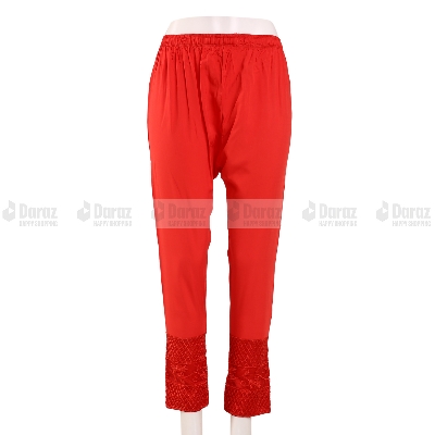 Picture of Ladies Pyjama China Linen Pant Special Embroidered U Fashion Salwar Jeggings