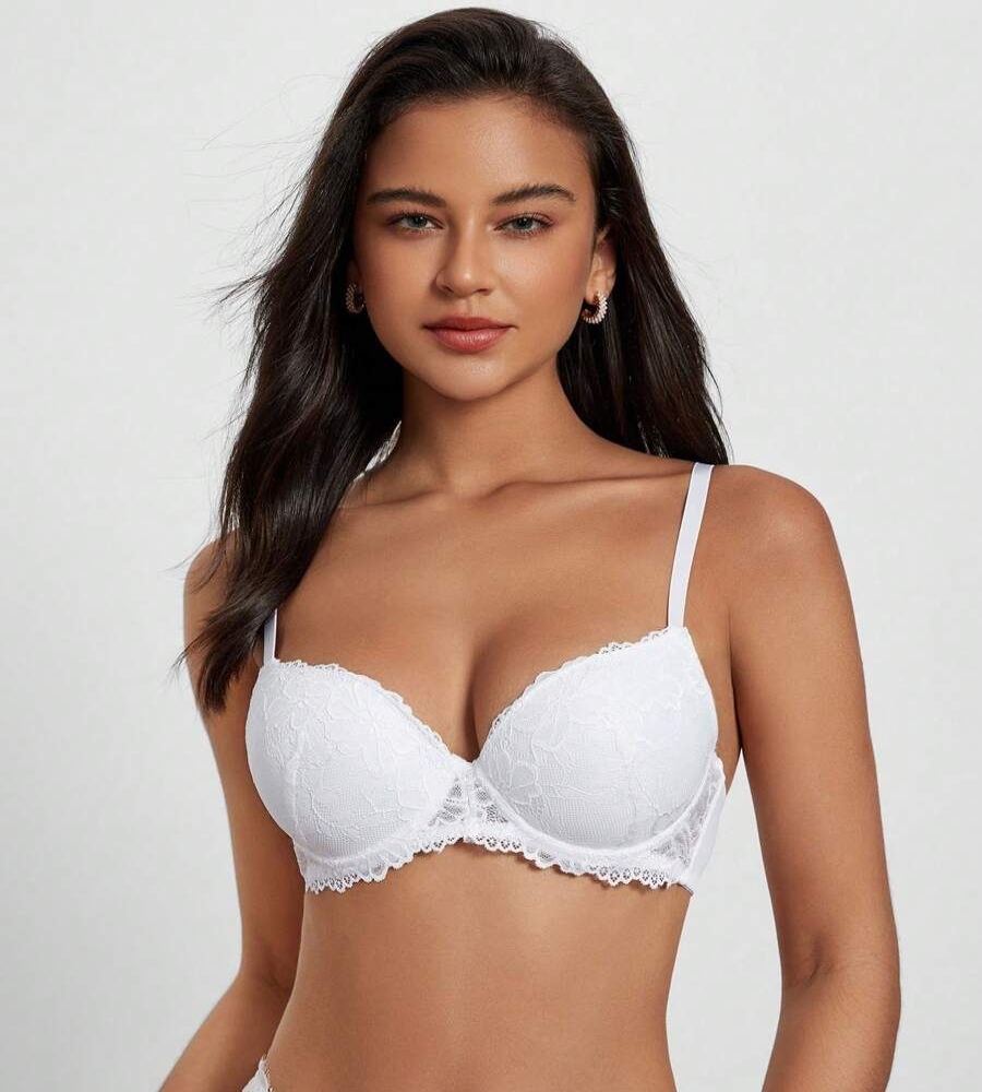 Picture of Net Pushup Padded Bra for Women / Girls . 💖 মেয়েদের জন্য পুশ-আপ ফোম প্যাডেড ব্রা 💖