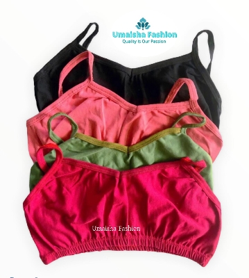 Picture of Combo Pack Of 4 Super Soft Cotton Bra For Girls.● 👧 কিশোরী মেয়েদের জন্য ৪ পিস সুতি সেমিজ কম্বো সেট! ● আরাম, সুরক্ষা আর স্টাইল—সব একসাথে!