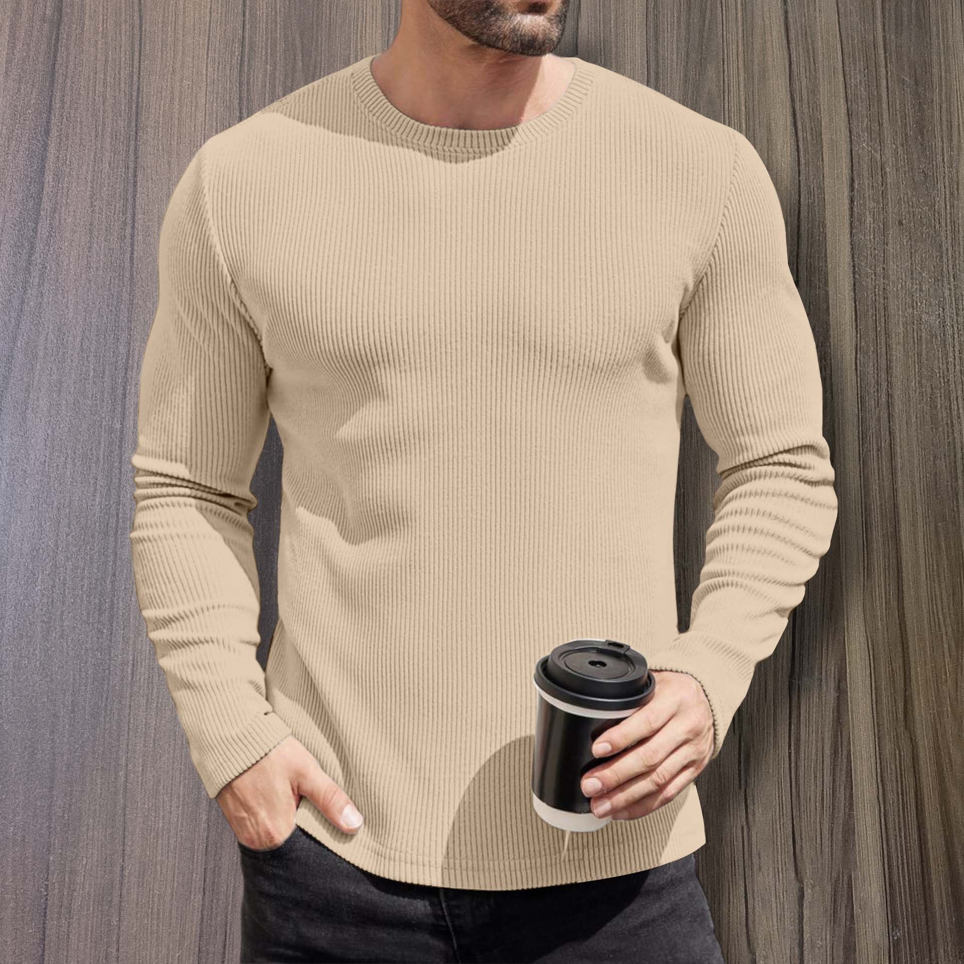 Picture of Long Sleeve Winter T-shirt for Men