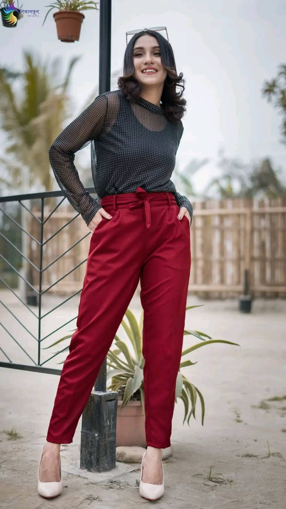 Picture of Western Fashion Ladies Cotton Pants Formal Pant for Woman