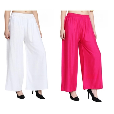 Picture of Comfort and flexible Regular wear plazzo, matching with your all tops, export quality palazzo for Womans