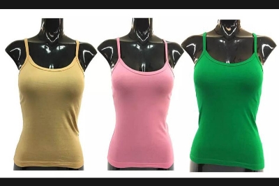 Picture of 3 Pcs Ladies Camisole For All Season Use Cotton Cami Top Tank
