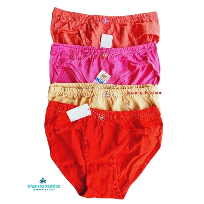 Picture of Pure Cotton Pad Setup Underwear for Women/Girls/Ladies Pantie - 2pcs