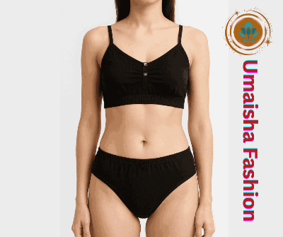 Picture of Girls' Matching design Underwear Set Cotton Bra and Panty.