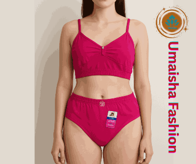 Picture of Girls' Matching design Underwear Set Cotton Bra and Panty.