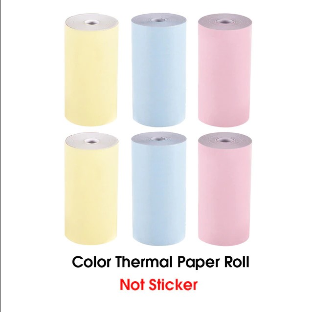 Picture of 6pcs 57*30mm thermal paper rolls for 58mm POS, Receipt, Mini Thermal Printers - White(Color 6 Rolls)