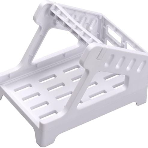 Picture of Label Holder, Thermal Label Holder for Rolls and Fan-fold Labels, Shipping Label Roll Holder, Label Dispenser for 4x6 Labels Work with Thermal Label Printer(White)