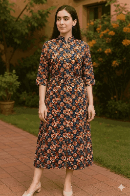 Picture of U fashion Versitile Button Closer Regular Use Formal Shirt for Ladies. মহিলাদের জন্য u ফ্যাশন ভার্সিটাইল বাটন ক্লোজার রেগুলার ইউজ ফরমাল শার্ট