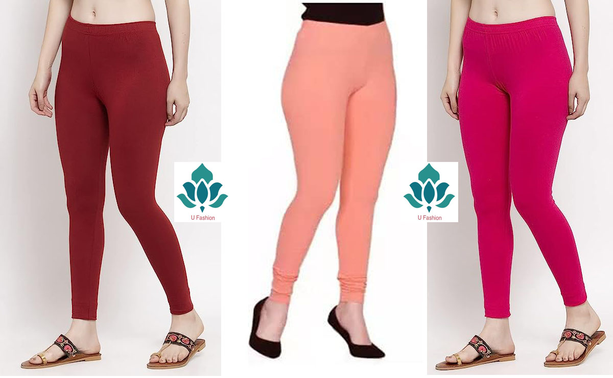 Picture of Pack of 3 Womans Cotton Tights Leggings Extra Large