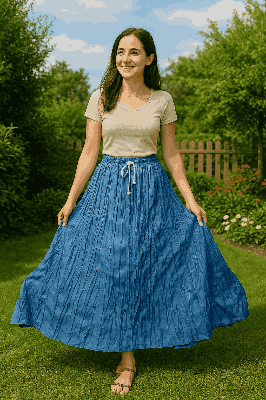Picture of Regular Use Long Skirt For Girls/Women's . উমাইশা ফ্যাশান নিয়ে এলো মেয়েদের জন্য এক্সক্লুসিভ কালেকশন ট্রেন্ডি, আরামদায়ক ও হাই-কোয়ালিটি স্কার্ট!