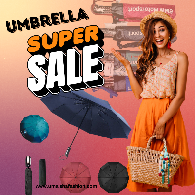 Picture of BMW Motorsport Umbrella 10 Ribs Auto Open UV-Protected Windproof Automatic Umbrella.