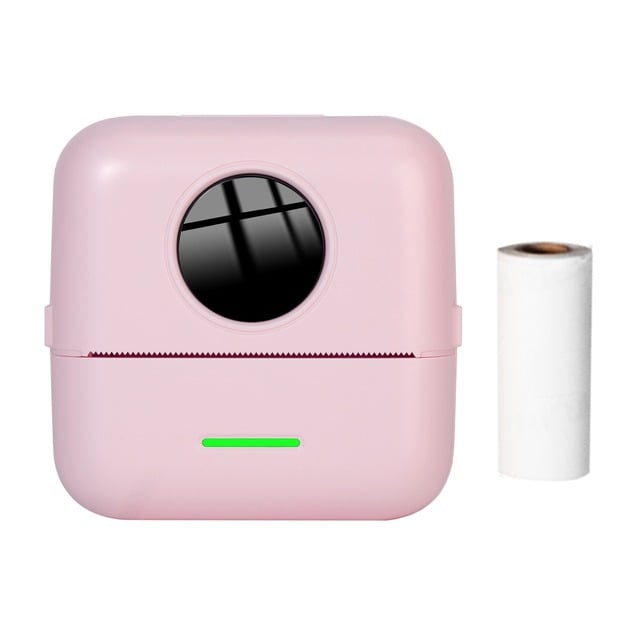 Picture of Portable Mini Thermal Printer 58mm Label Printer Bluetooth Printer for Study Notes, To-Do-Lists, Journal Printing, Label Printing, Nadra-X5(Pink)