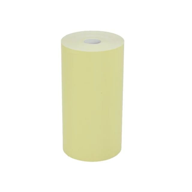 Picture of 1pc 57*30mm Thermal Paper Rolls for 58mm Mini Thermal Printer | Inkless Printer | Paperang | phomemo | poooli Printer(1pc Light Yellow)