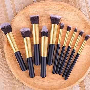 Picture of Kabuki Makeup Brush Set 10 Pcs