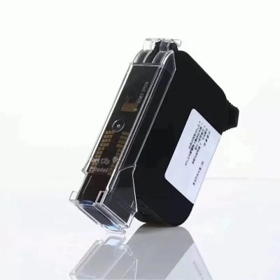 Picture of Ink Cartridge For 12.7mm Handheld Thermal Inkjet Printer Fast Dry Eco Solvent used for  printing Expiry Date | Text | QRCode | Barcode | Batch Number | Label | Image | Date Printer for Any Surface(Black)