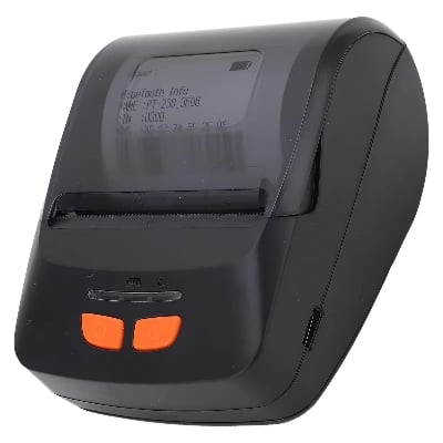 Picture of Portable Thermal Receipt Printer - 58mm POS Printer (2-inch) with USB and Bluetooth Support | Compatible with ESC/POS print commands | works seamlessly with Android, iOS, and Windows | Ideal for shops, small businesses, and restaurants | PT230(Black)