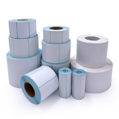 Picture of Shipping Labels DT | 75x100mm (3x4 inch) - 500 Labels per Roll | Direct Thermal Courier Stickers | Fade-Resistant, High-Quality Print for Steadfast, Paperfly Courier Sticker, Addressing & Organization | Premium Self-Adhesive Thermal Labels - White(10Roll-5000Labels)