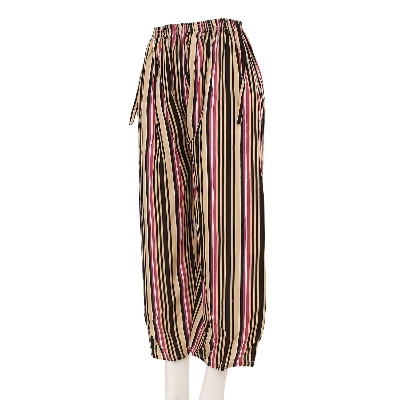 Picture of Cotton Viscose Loose Fit Flared Wide Palazzo Plazo Pants for Women