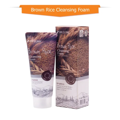 Picture of 3W Clinic Cleansing Foam 100ml(Brown Rice,Face,)