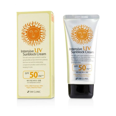 Picture of 3W Clinic Intensive UV Sunblock Cream SPF50+ Pa+++ 70ml