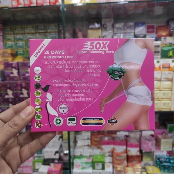 Picture of 50X Super Slimming Herb 30 Capsules 20 days 8kg Weight Loss