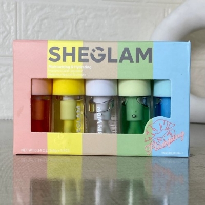 Picture of 5in1 Sheglam Jelly Wow Hydrating Lip Oil  Transparent Glossy
