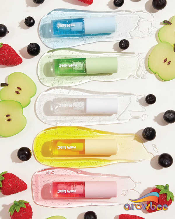 Picture of 5in1 Sheglam Jelly Wow Hydrating Lip Oil  Transparent Glossy