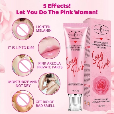 Picture of Aichun Beauty Pink Lip Cream Women's Moisturizing Long-Lasting Lipstick Lip Gloss Makeup Care Product