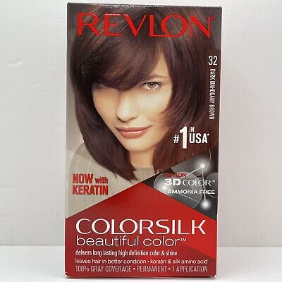 Picture of Colorsilk Beautiful Hair Color Dark Mahogany Brown No.32(Dark Mahogany Brown)