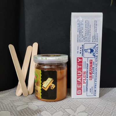 Picture of Cosmo Herbal Wax Mango With 80pcs Strips 2pcs Stick(Mango)