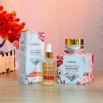 Picture of Diamond Whitening Booster Serum & Diamond Whitening Booster Cream Combo Pack(Off White)