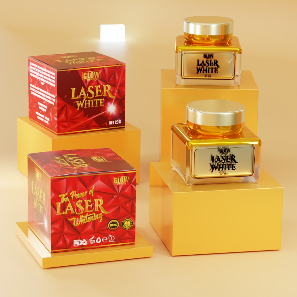 Picture of GLOW LASER WHITE WHITENING CREAM 20g