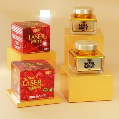 Picture of GLOW LASER WHITE WHITENING CREAM 20g