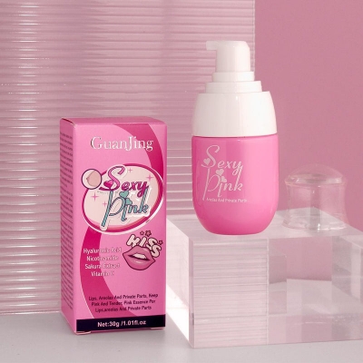 Picture of GUANJING Sexy Pink Serum Niacinamide Lip Areola Skin Care Keep Pink Private Part Serum For Women 30gm(Pink)